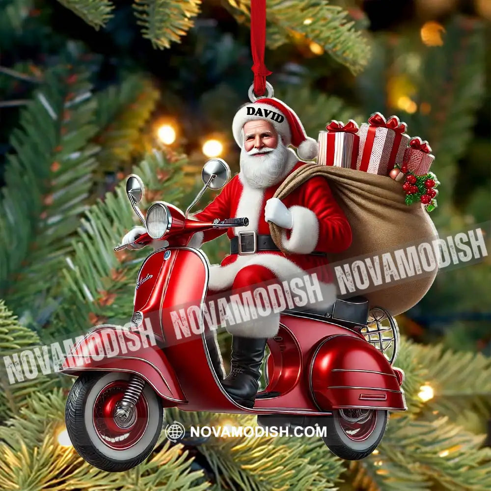 Custom Name Santa Ornament Christmas Gift Decoration