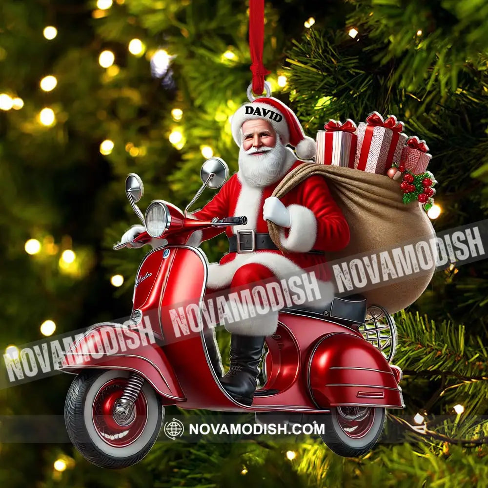 Custom Name Santa Ornament Christmas Gift Decoration