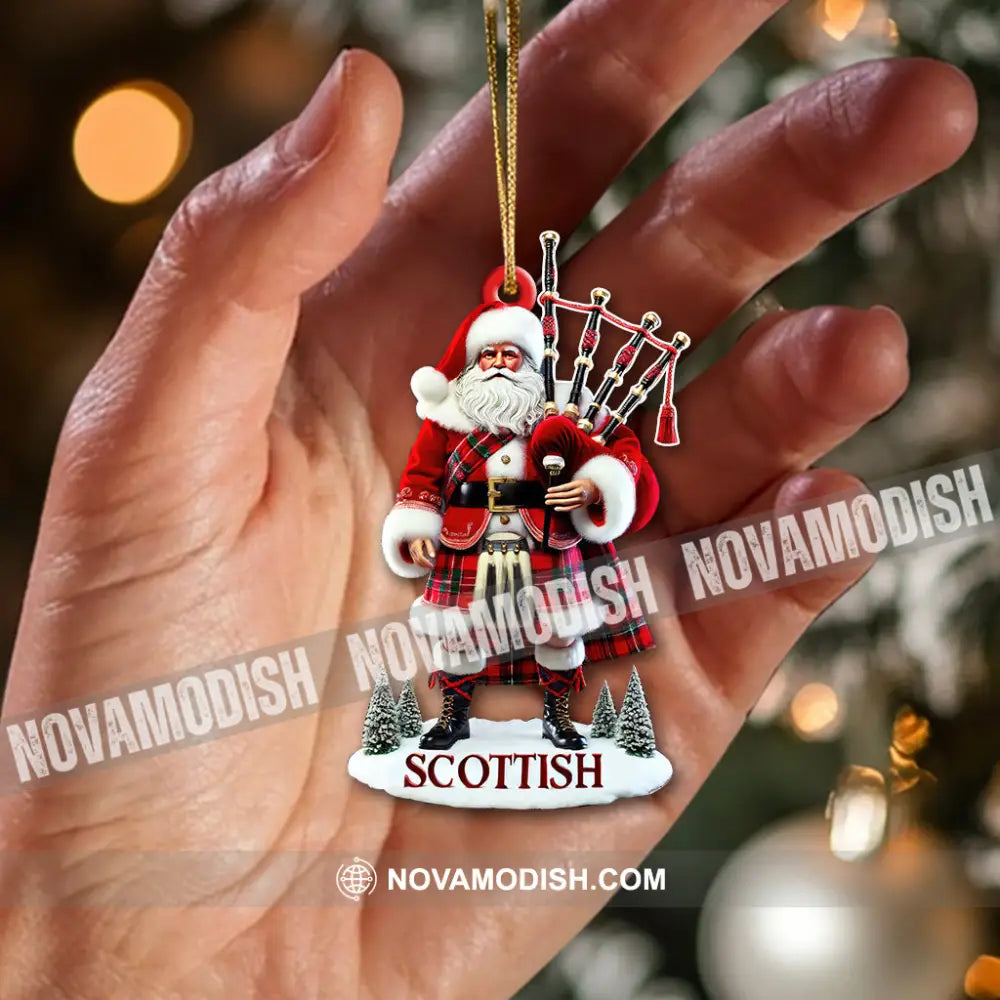 Custom Name Scotland Ornament Christmas Gift For Lover