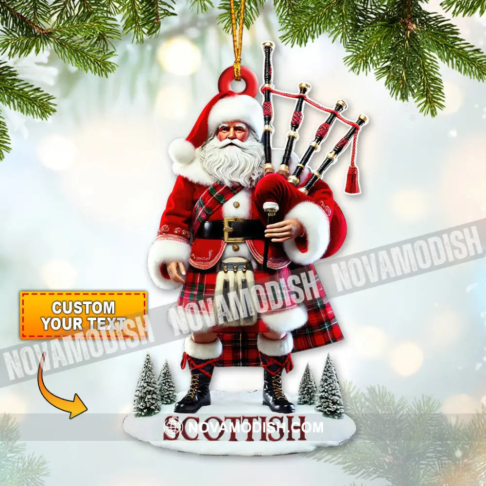 Custom Name Scotland Ornament Christmas Gift For Lover