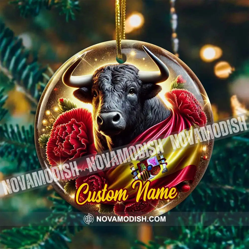 Custom Name Brazil Ornament Christmas Gift For Lover