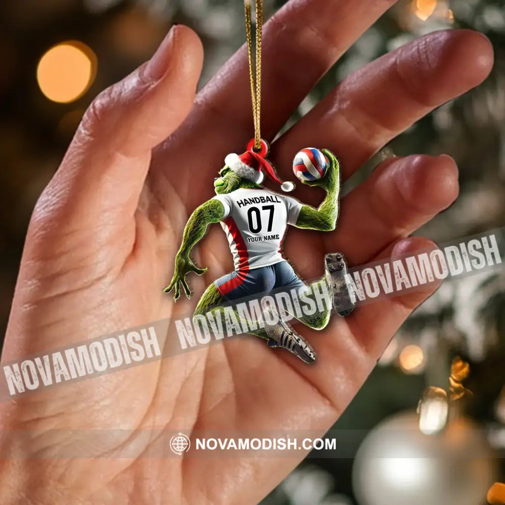 Custom Name Stink Christmas Handball Ornament Gift For Lover