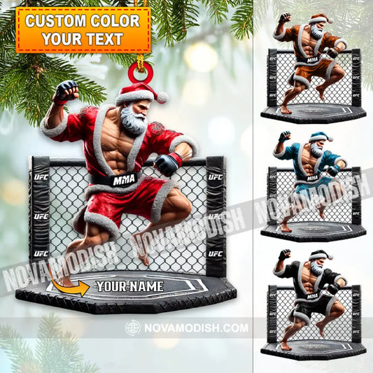 Custom Name Ufc Boxing Ornament Lover Christmas Gift