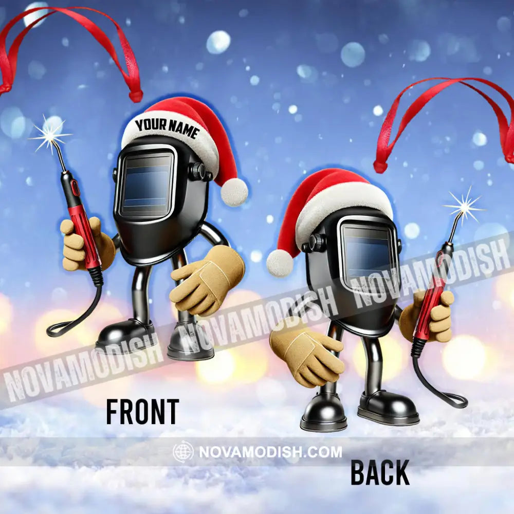 Custom Name Welder Ornament Christmas Gift