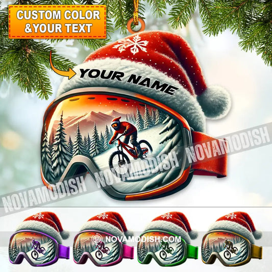 Custom Name Winter Snow Ornament Christmas Gift Decoration