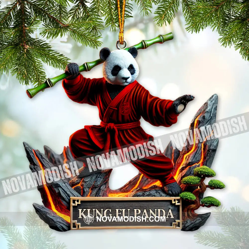 Custom Ornament Kung Fu Panda Christmas Decor