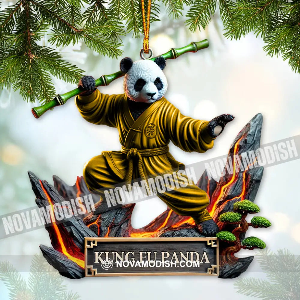 Custom Ornament Kung Fu Panda Christmas Decor