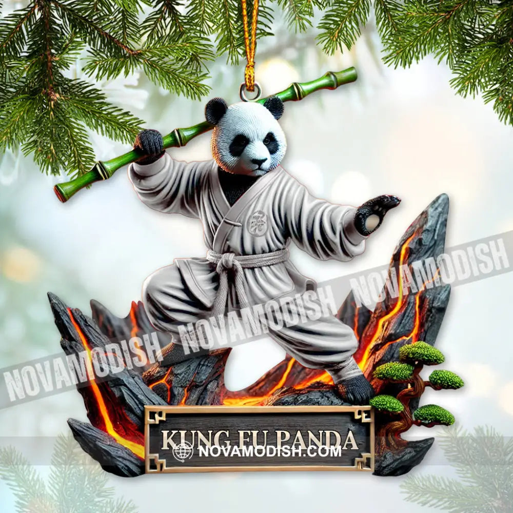 Custom Ornament Kung Fu Panda Christmas Decor