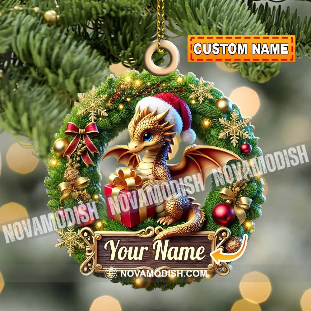 Custom Ornament Small Dragon Christmas Decor 3.54’’ / 1