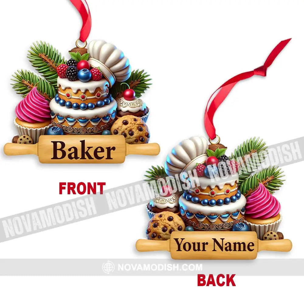 Custom Ornament Sweet Cakes Christmas Decor