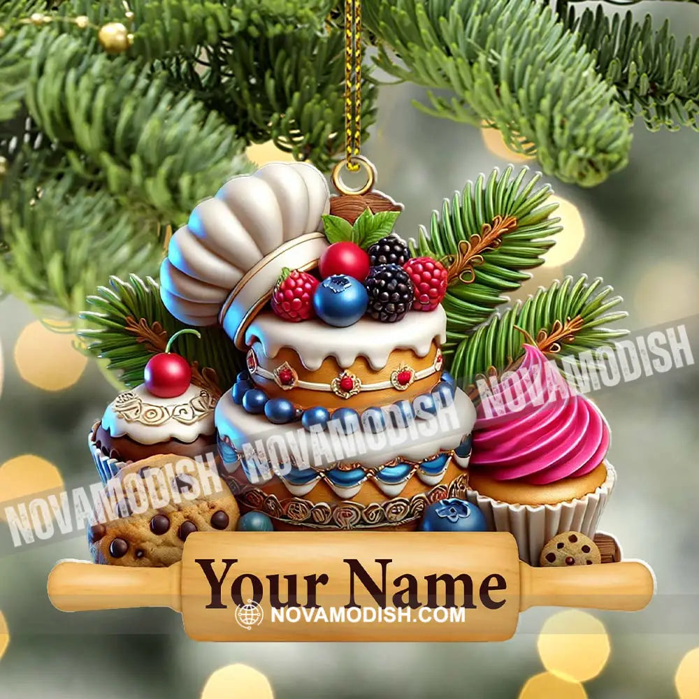 Custom Ornament Sweet Cakes Christmas Decor