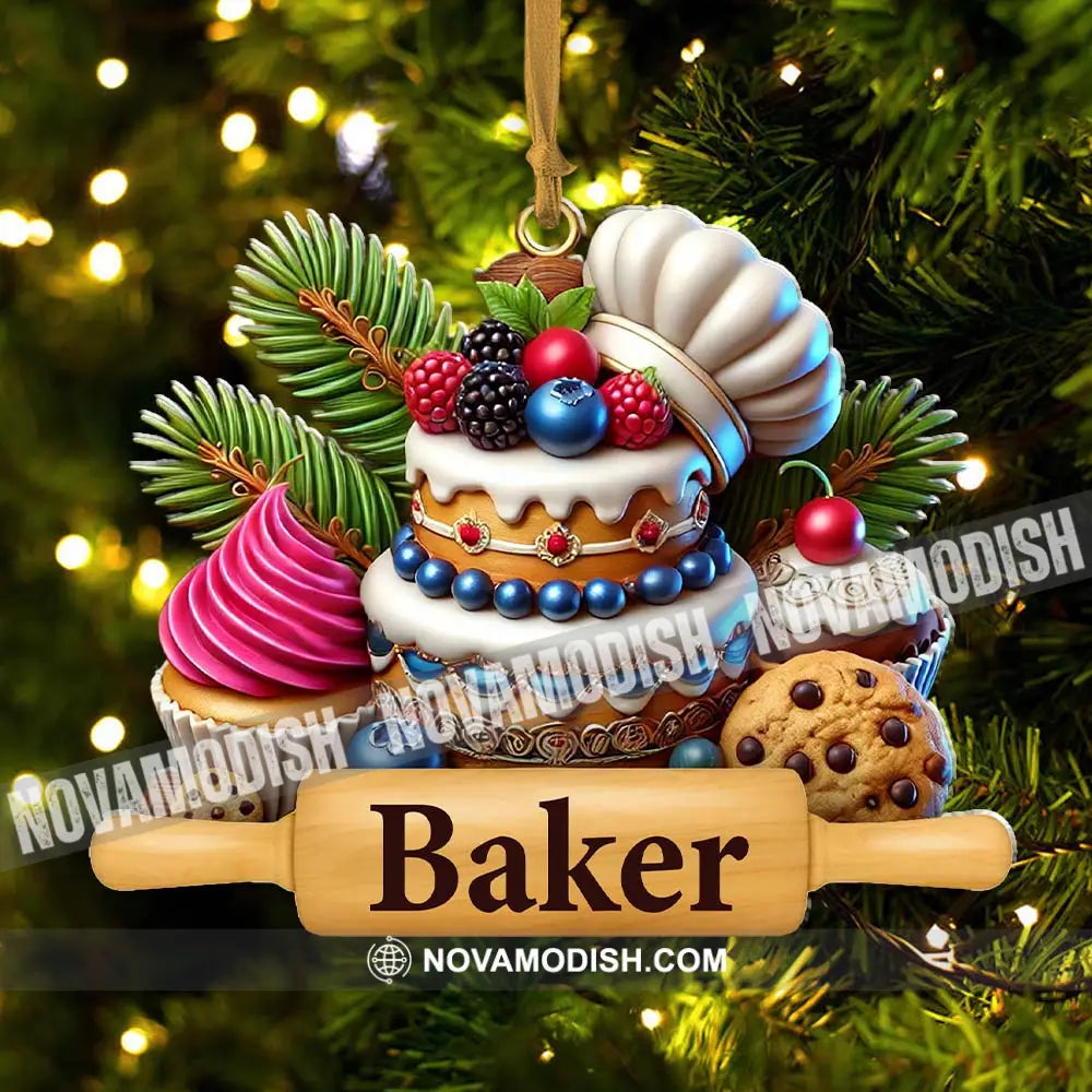 Custom Ornament Sweet Cakes Christmas Decor