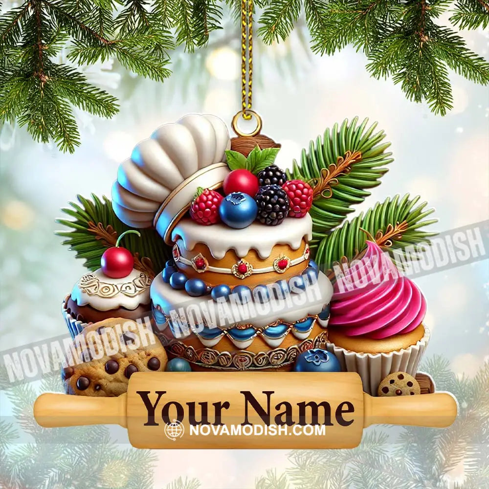 Custom Ornament Sweet Cakes Christmas Decor