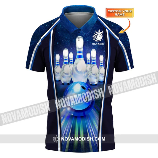 Custom Unisex Shirt Bowling Polo T-Shirt For Lovers / S
