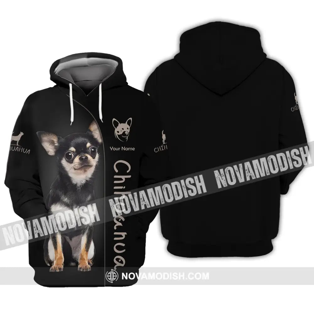 Custom Unisex Shirt Chihuahua T-Shirt For Pet Lovers Hoodie / S