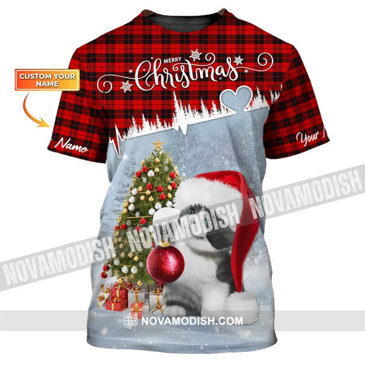 Custom Unisex Shirt Christmas Tree And Cat T-Shirt Hoodie For / S