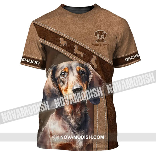 Custom Unisex Shirt Dachshund T-Shirt For Dog Lovers / S