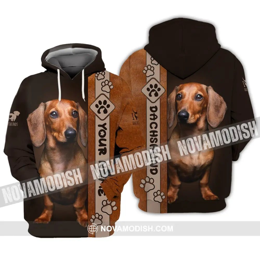 Custom Unisex Shirt Dachshund T-Shirt For Pet Lovers