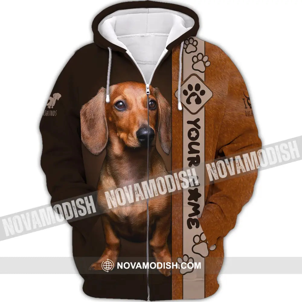 Custom Unisex Shirt Dachshund T-Shirt For Pet Lovers