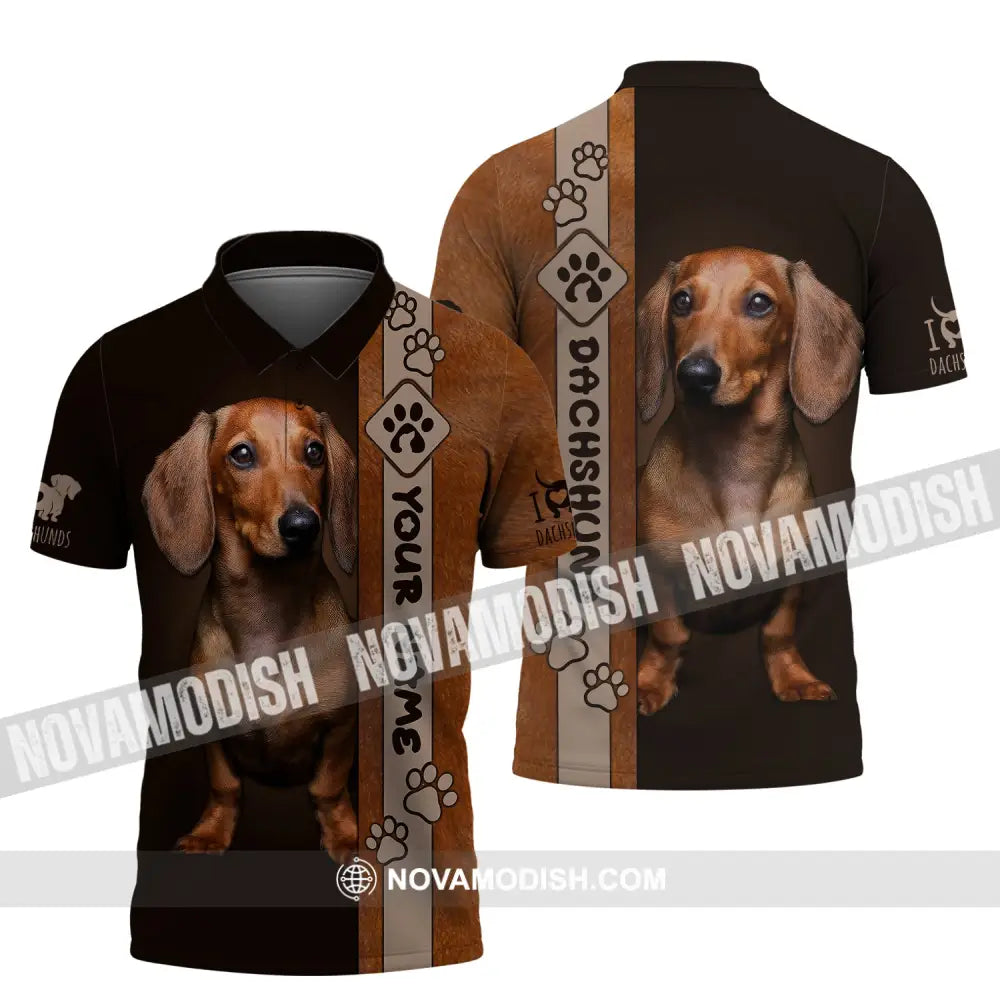 Custom Unisex Shirt Dachshund T-Shirt For Pet Lovers