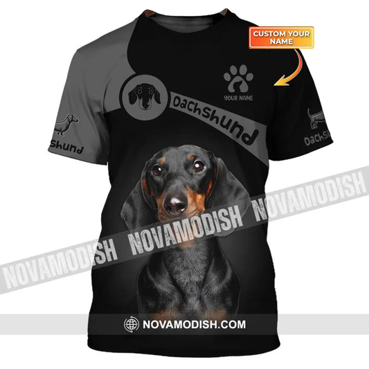 Custom Unisex Shirt Dachshund T-Shirt For Pet Lovers / S
