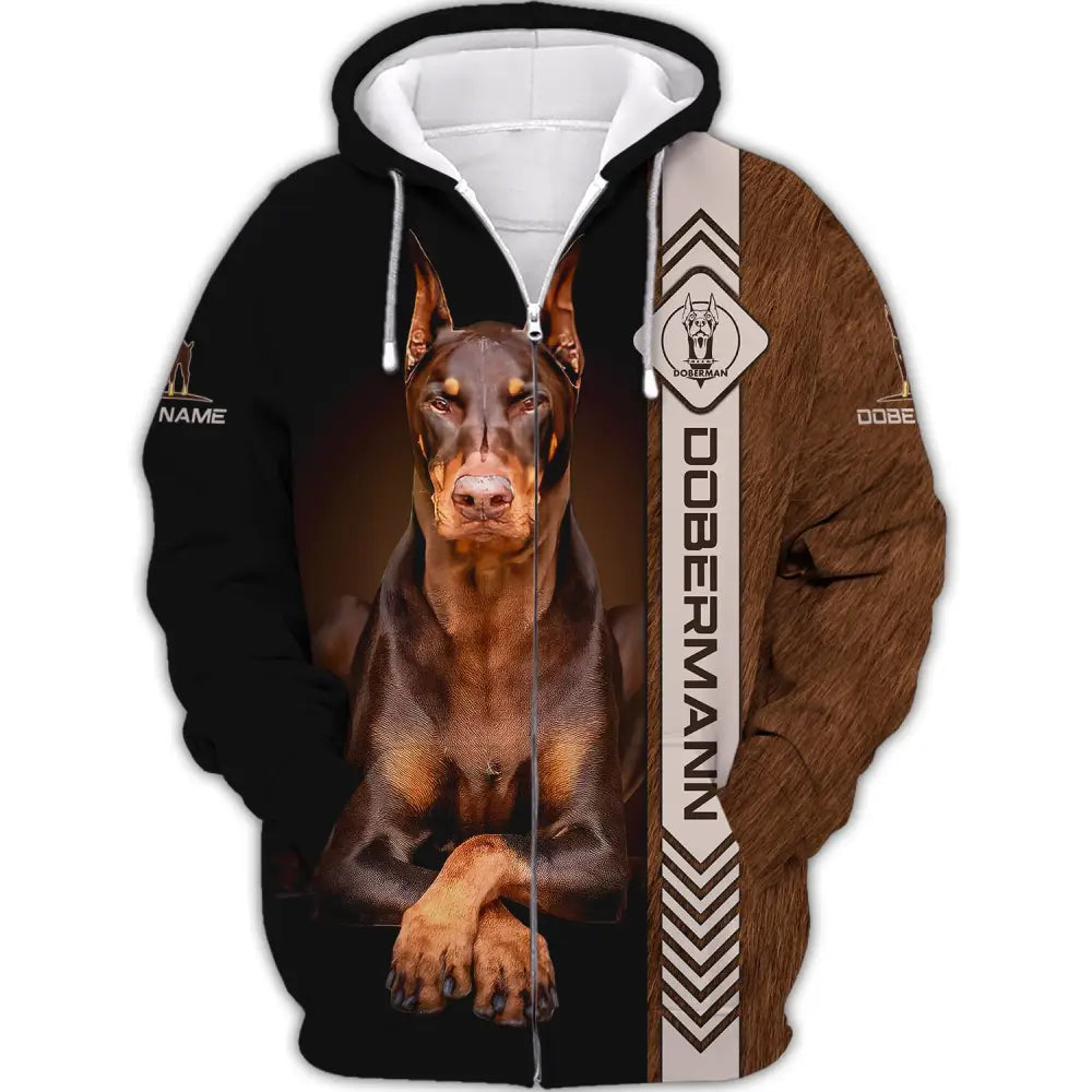 Custom Unisex Shirt Dobermann T-Shirt For Pet Lovers