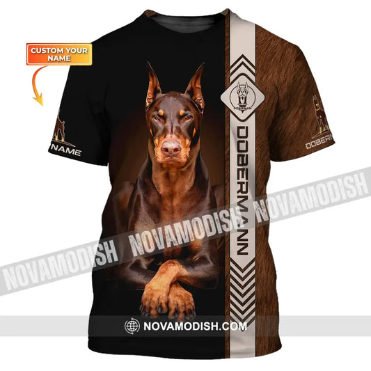 Custom Unisex Shirt Dobermann T-Shirt For Pet Lovers