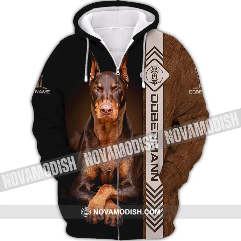 Custom Unisex Shirt Dobermann T-Shirt For Pet Lovers