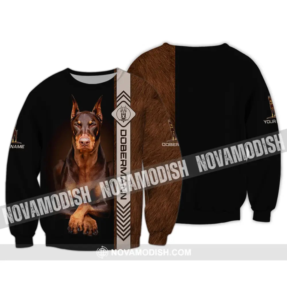 Custom Unisex Shirt Dobermann T-Shirt For Pet Lovers