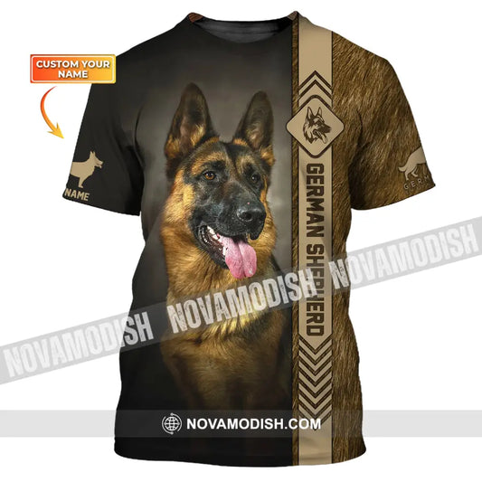 Custom Unisex Shirt German Shepherd T-Shirt For Pet Lovers / S