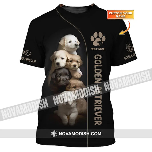 Custom Unisex Shirt Golden Retriever T-Shirt For Pet Lovers / S