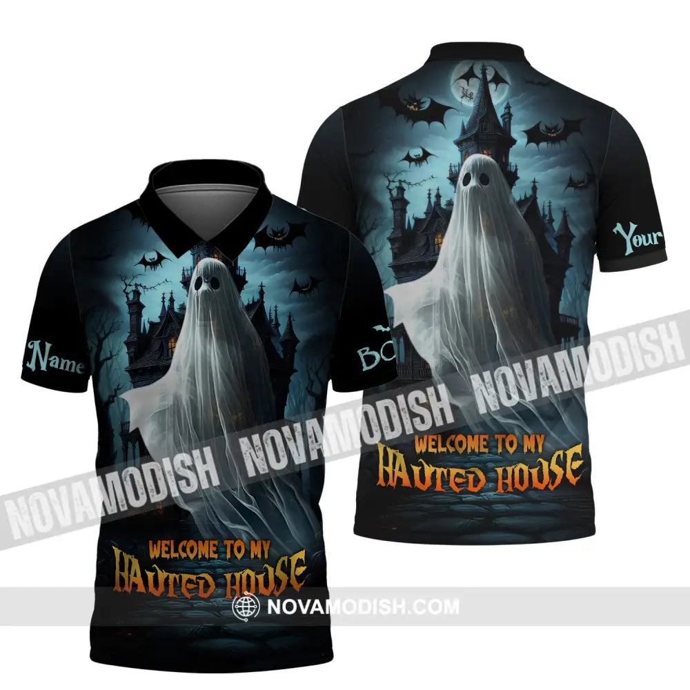 Custom Unisex Shirt Halloween T-Shirt Hoodie For Polo / S