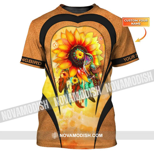 Custom Unisex Shirt Hippie Life Sunflower Whisper Words Of Wisdom T-Shirt / S