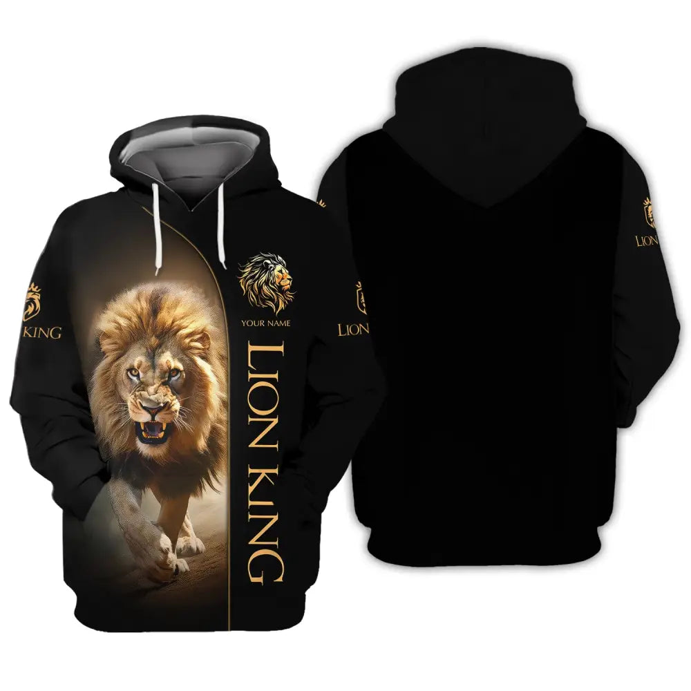 Custom Unisex Shirt Lion King T-Shirt For Lovers Hoodie / S