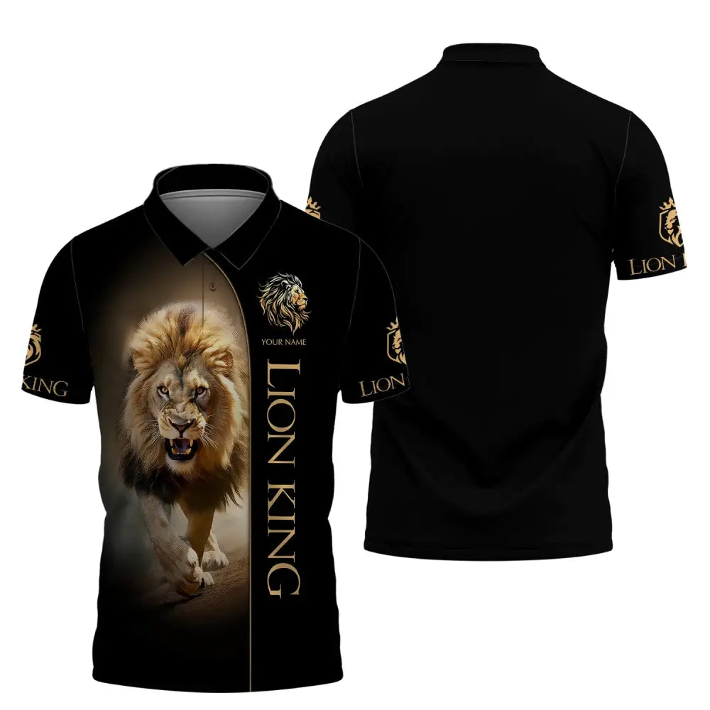 Custom Unisex Shirt Lion King T-Shirt For Lovers Polo / S