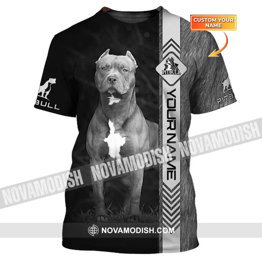 Custom Unisex Shirt Pit Bull T-Shirt For Pet Lovers / S
