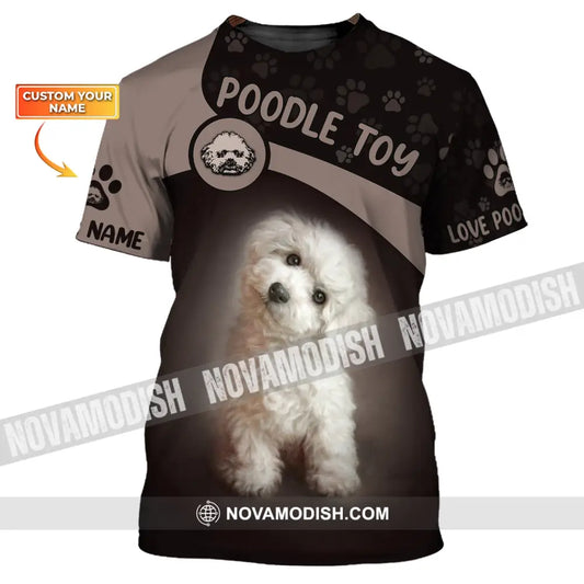 Custom Unisex Shirt Poodle Toy T-Shirt For Pet Lovers / S