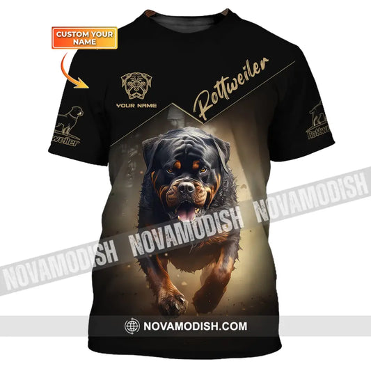 Custom Unisex Shirt Rottweiler T-Shirt For Dog Lovers