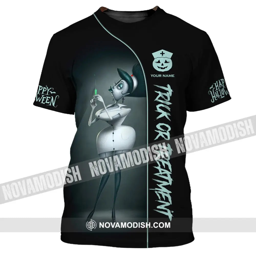 Custom Woman Shirt Nurse Halloween T-Shirt Hoodie For