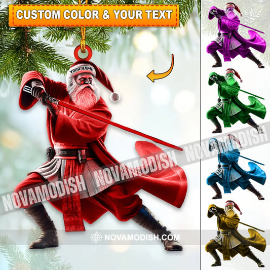 Darth Santa Christmas Home Decor Ornament Personalized 3.54’’ / 1