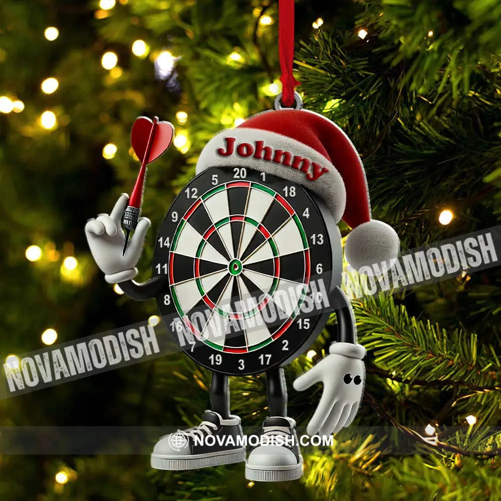 Darts Christmas Ornament Personalized