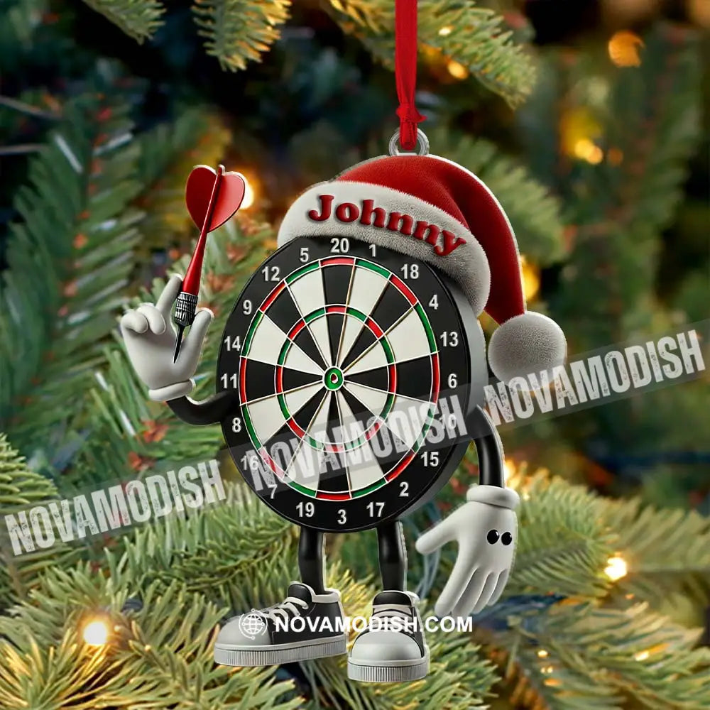 Darts Christmas Ornament Personalized