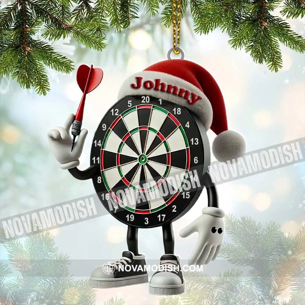 Darts Christmas Ornament Personalized