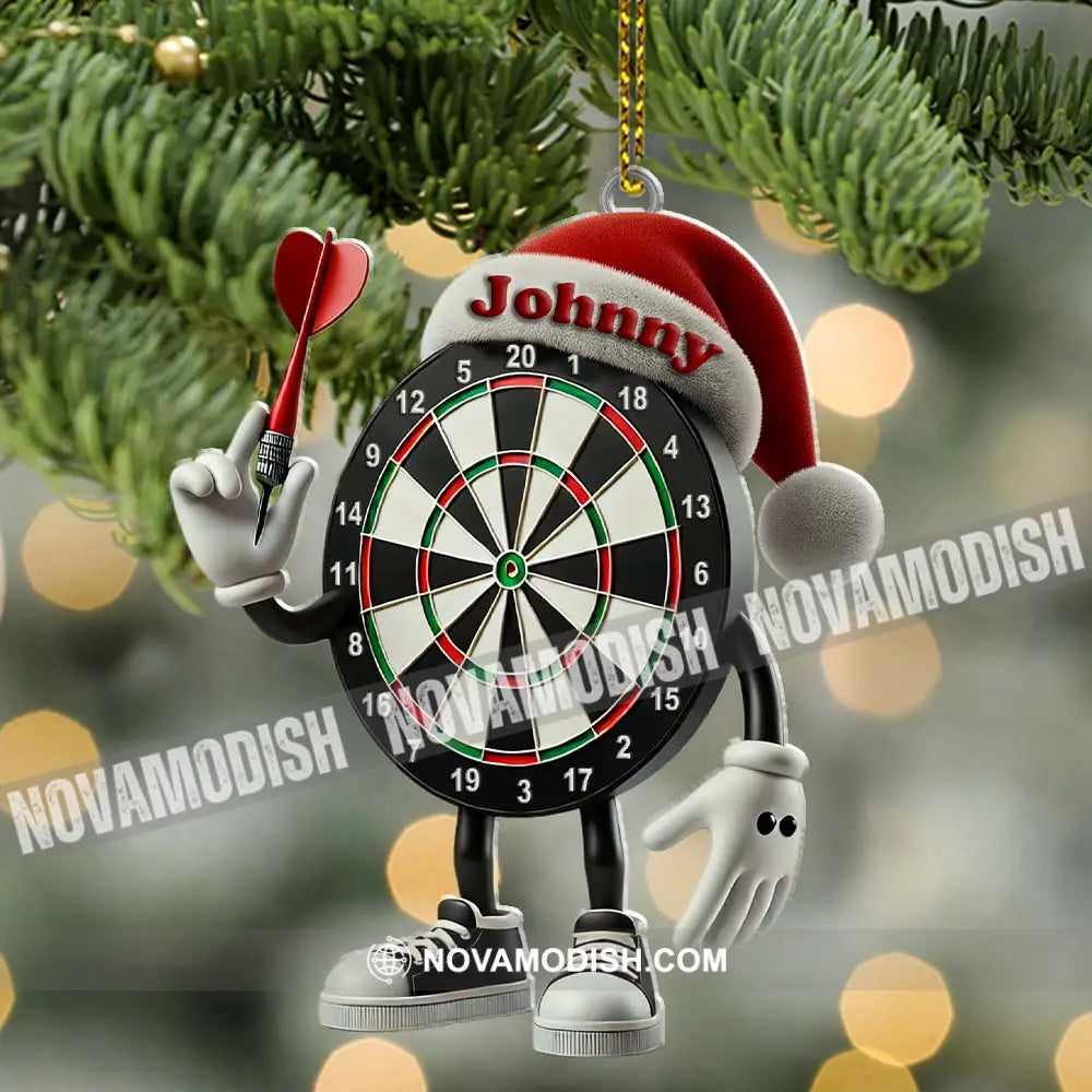 Darts Christmas Ornament Personalized