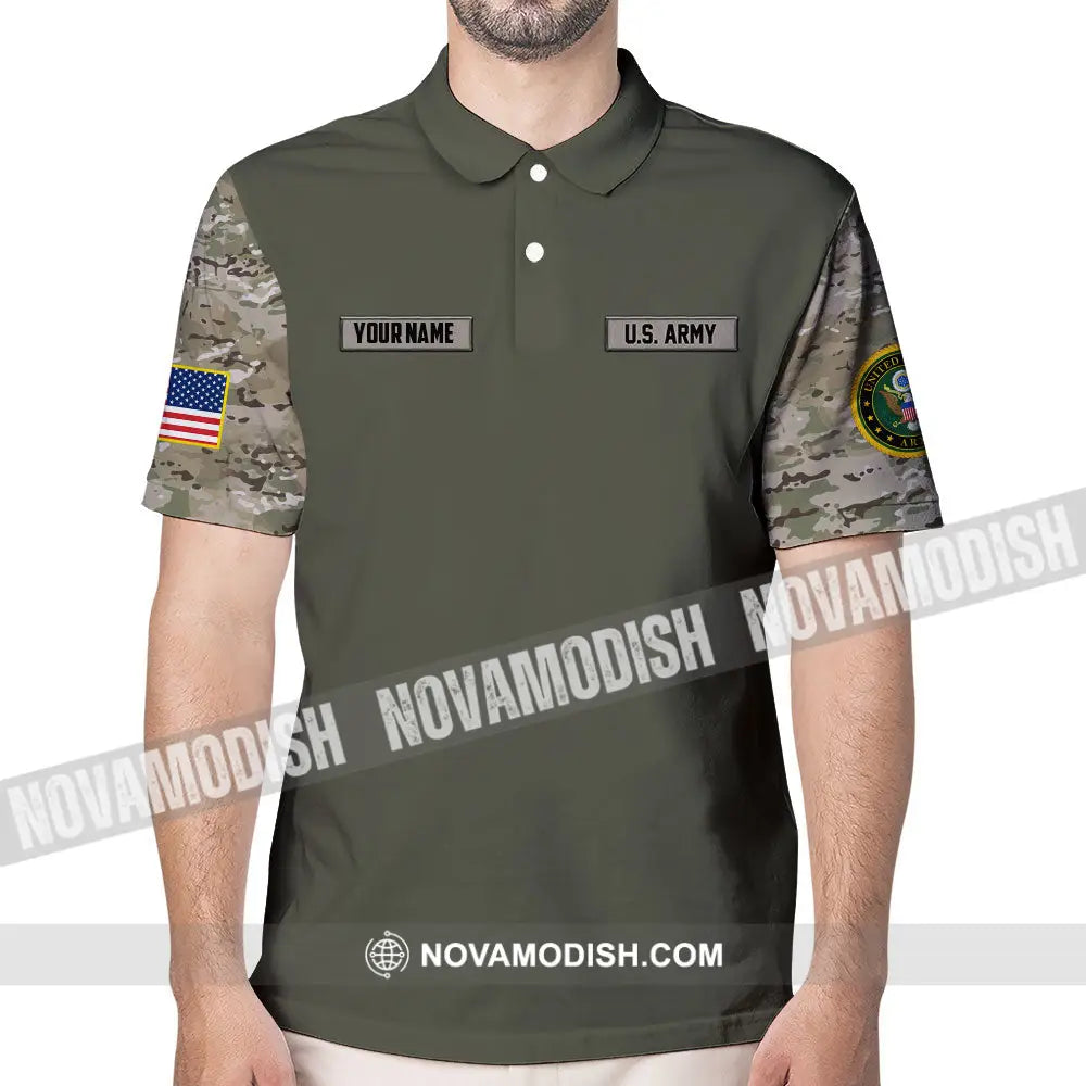 Death Smiles At All Of Us - Only The Veterans Smile Back Customized U.s. Veteran Polo Shirt Gift