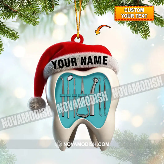 Dentist Christmas Home Decor Ornament Personalized 3.54’’ / 1