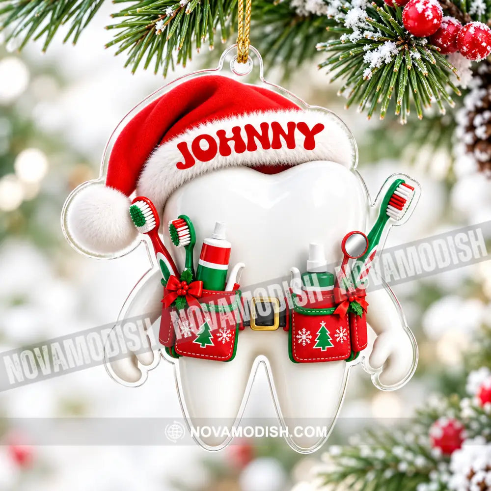 Dentist Home Decor Christmas Ornament Personalized Ornament - Ornament