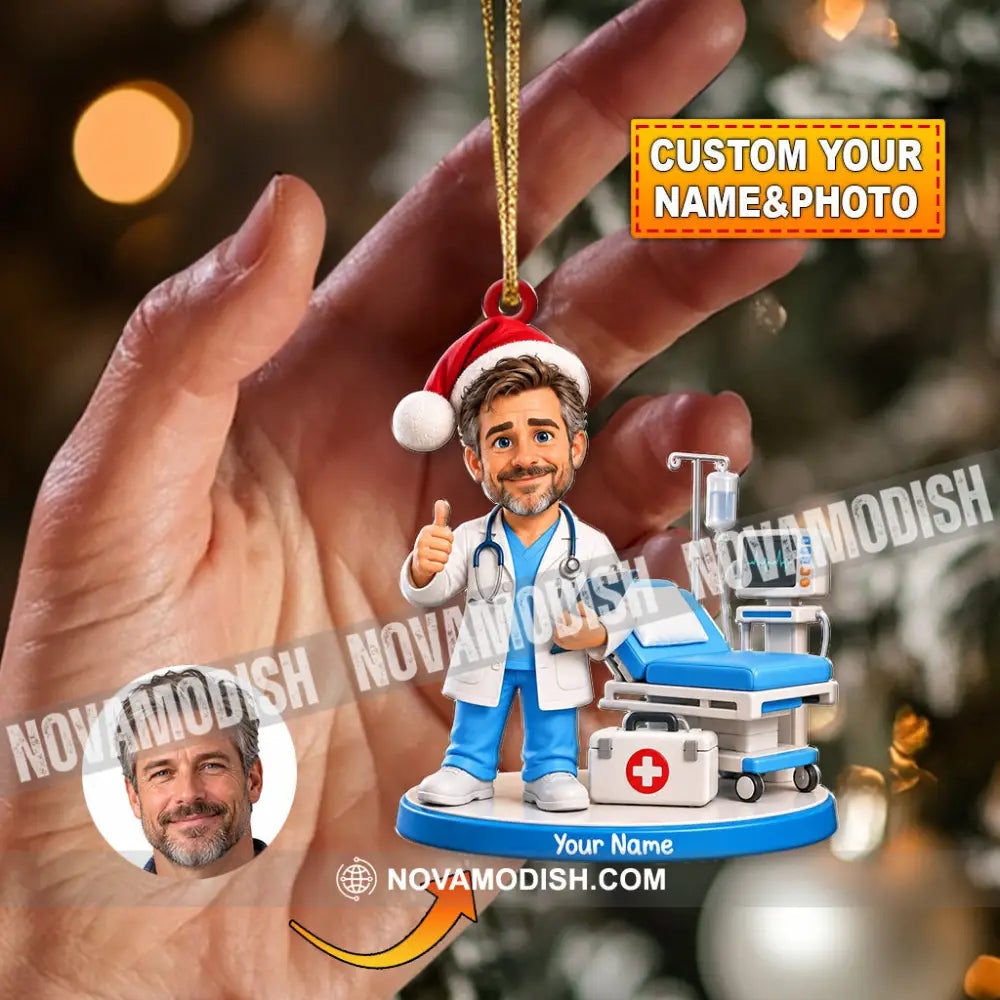 Dentist Home Decor Christmas Ornament Personalized Ornament - 3.54’’ / 1 Ornament - Ornament