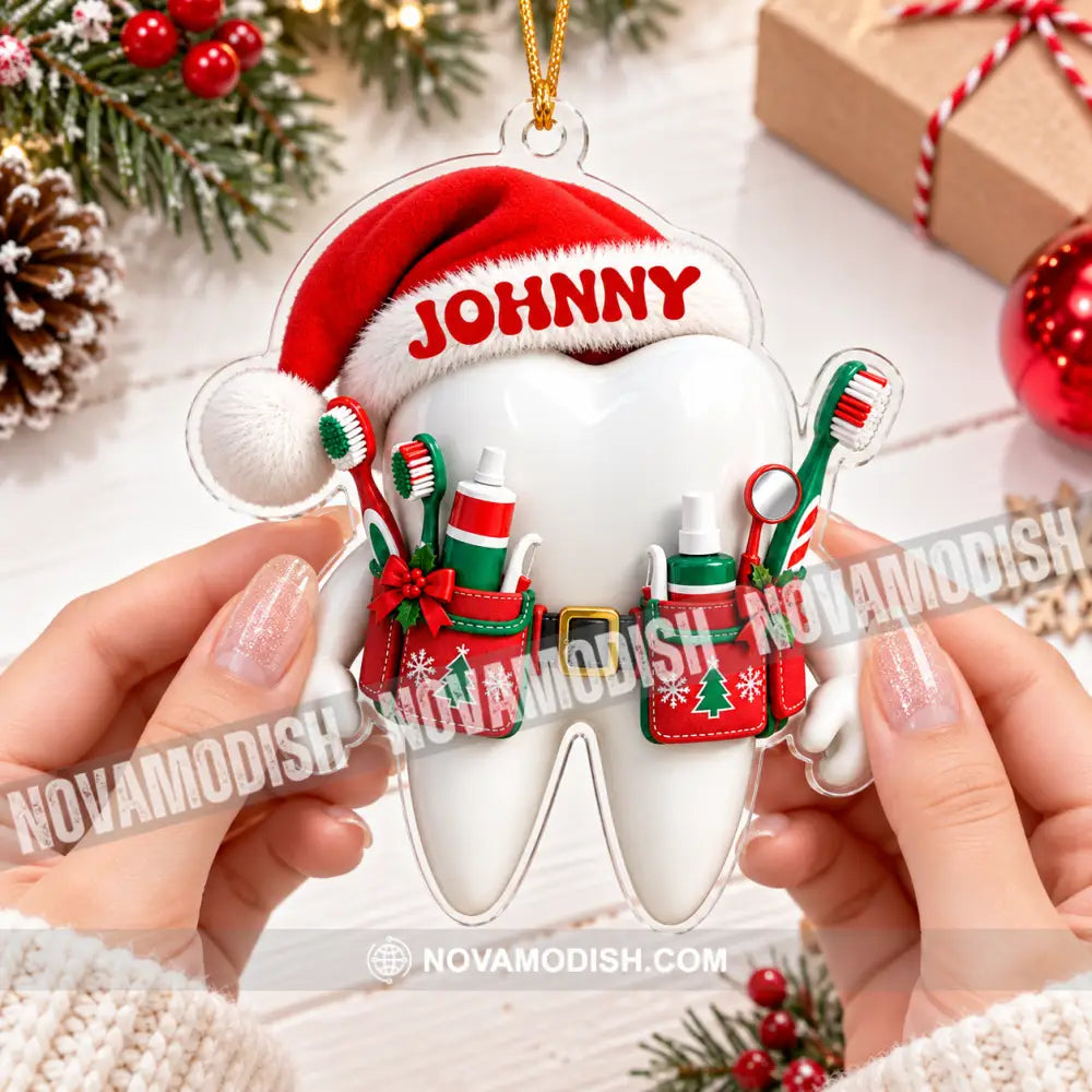 Dentist Home Decor Christmas Ornament Personalized Ornament - Ornament