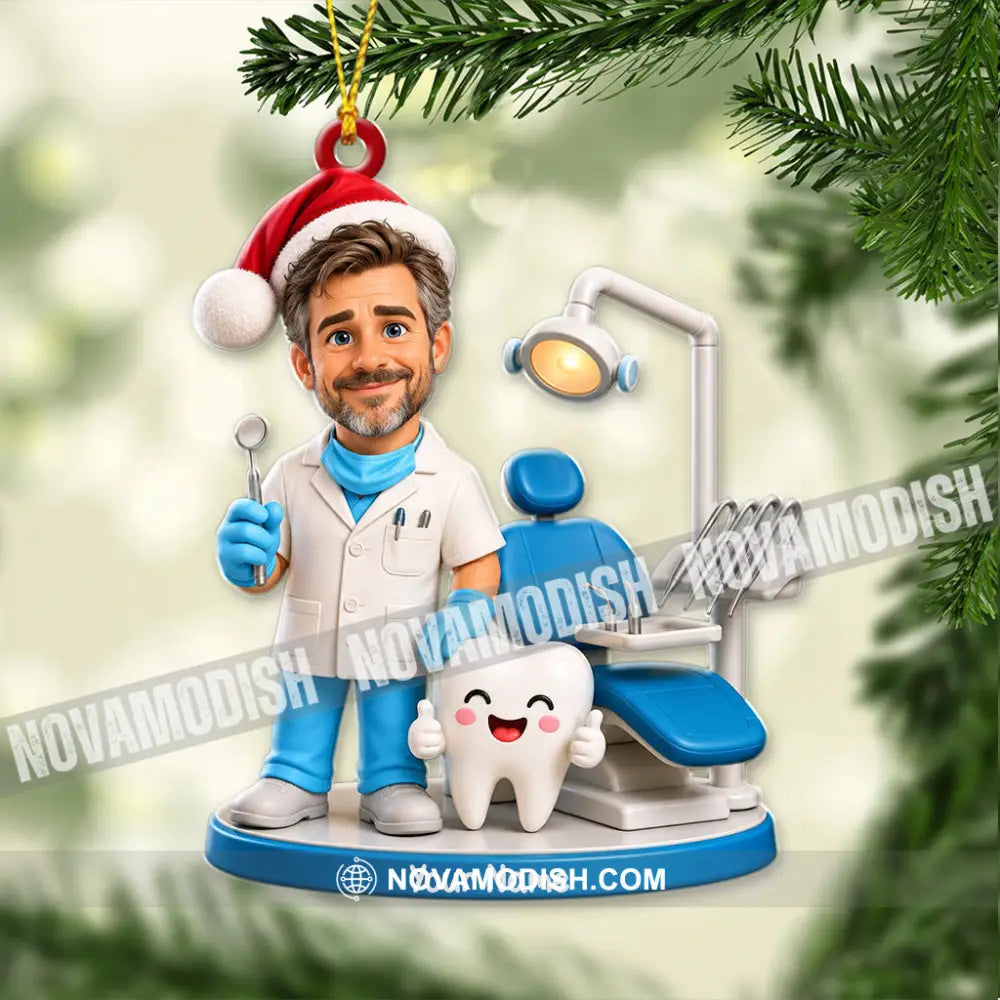 Dentist Home Decor Christmas Ornament Personalized Ornament - Ornament
